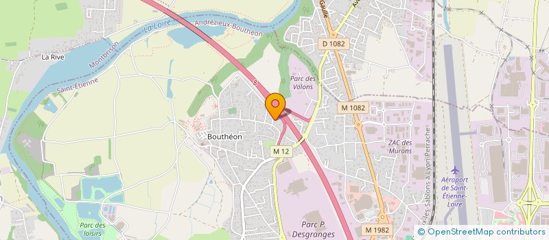 localisation de l'entreprise CHELAGHA IMMO  ANDREZIEUX-BOUTHEON