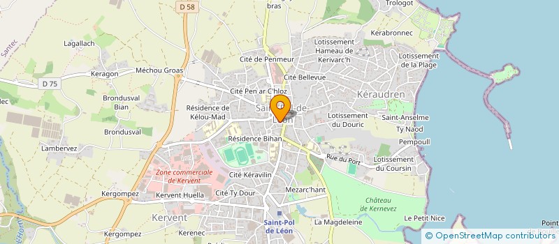 localisation de l'entreprise CHELALVEZ  SAINT-POL-DE-LEON