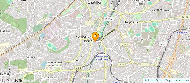 localisation de l'entreprise CHELAYA à FONTENAY-AUX-ROSES