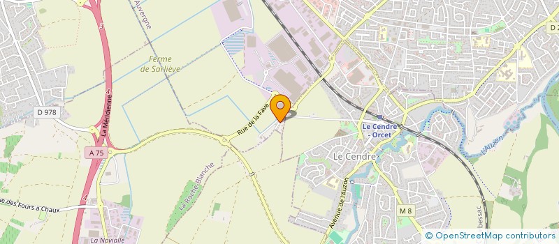 localisation de l'entreprise CHELCHIS  COURNON-D'AUVERGNE