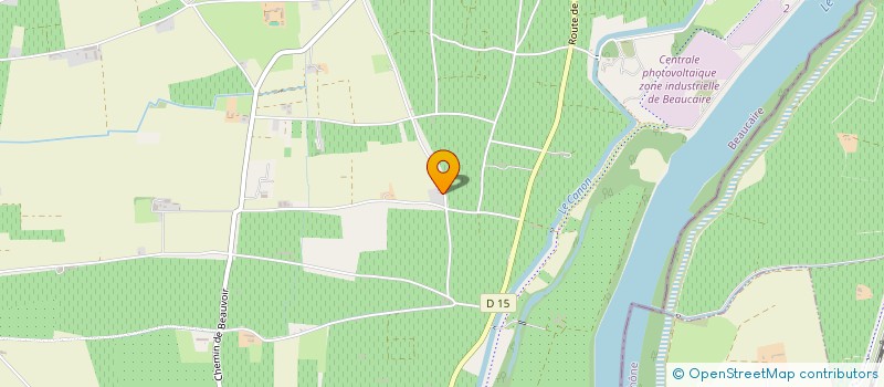 localisation de l'entreprise CHELESAR  BEAUCAIRE