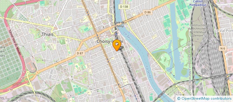 localisation de l'entreprise CHELEY BODY à CHOISY-LE-ROI