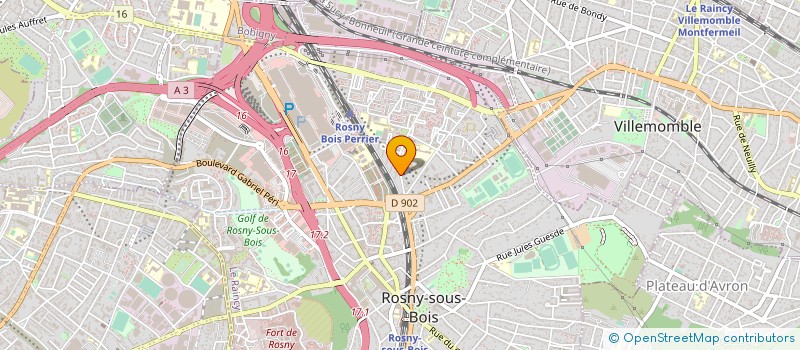 localisation de l'entreprise CHELIKHATE-OUCHNI à ROSNY-SOUS-BOIS