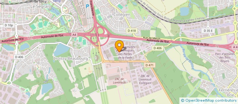 localisation de l'entreprise CHELLA  COLLEGIEN