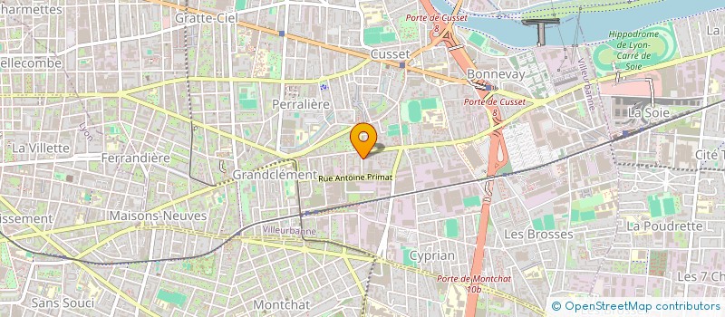 localisation de l'entreprise CHELLA'S SUNNY HOUSE  VILLEURBANNE