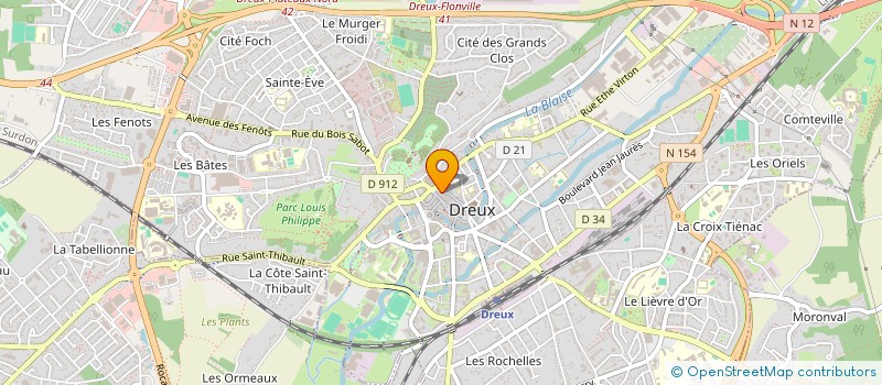 localisation de l'entreprise CHELLE PRESSING à DREUX