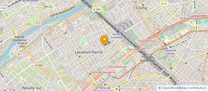 localisation de l'entreprise CHELLES-AULNOY à LEVALLOIS-PERRET