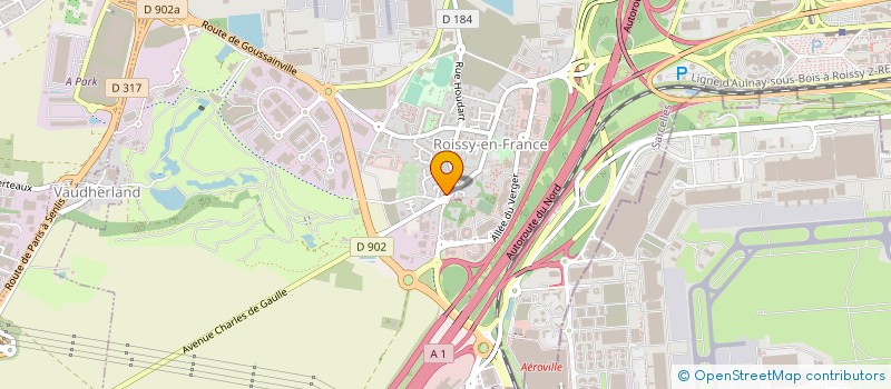 localisation de l'entreprise CHELLES ELECTROLYSE à ROISSY-EN-FRANCE