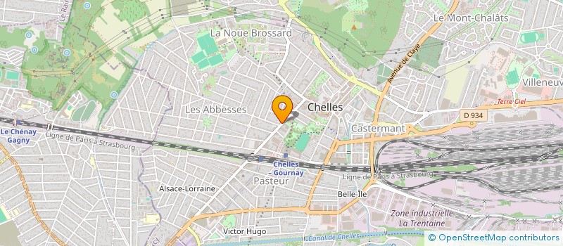 localisation de l'entreprise CHELLES IMMOBILIER à CHELLES