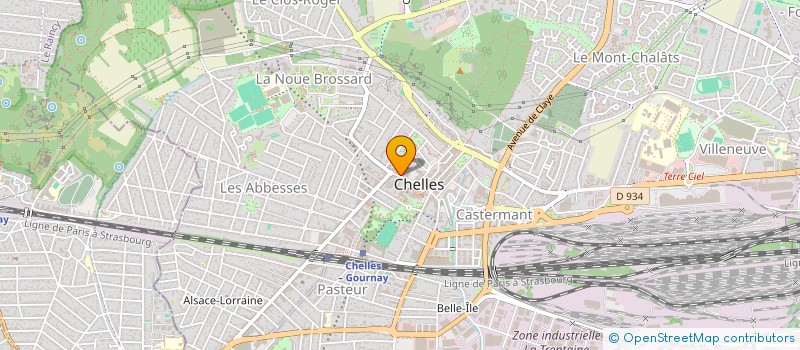 localisation de l'entreprise CHELLES INFO  CHELLES