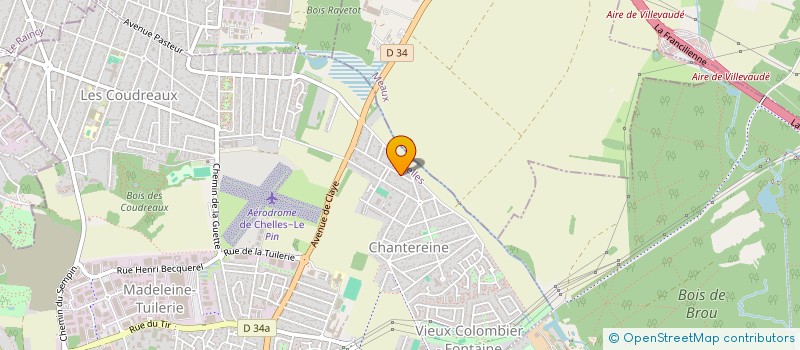 localisation de l'entreprise CHELLES JUDO  CHELLES