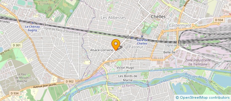 localisation de l'entreprise CHELLES SURDITE à CHELLES