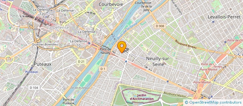 localisation de l'entreprise CHELLY FOURNEL BUSINESS INTEGRATOR  NEUILLY-SUR-SEINE