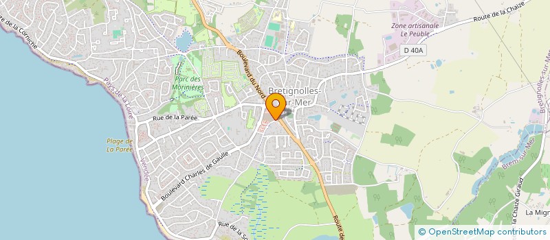 localisation de l'entreprise CHELTONA à BRETIGNOLLES-SUR-MER