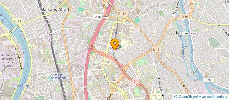 localisation de l'entreprise CHELY à CRETEIL