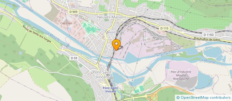 localisation de l'entreprise CHEM DE LESPINATS  NEUVES-MAISONS