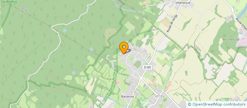 localisation de l'entreprise CHEMA PRODUCTIONS  SERGY