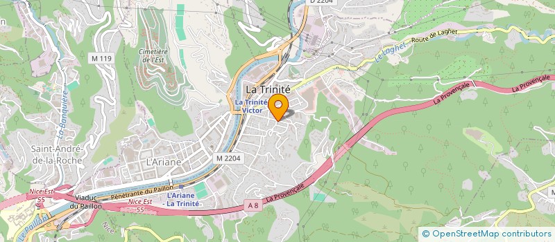 localisation de l'entreprise CHEMACO à DRAP