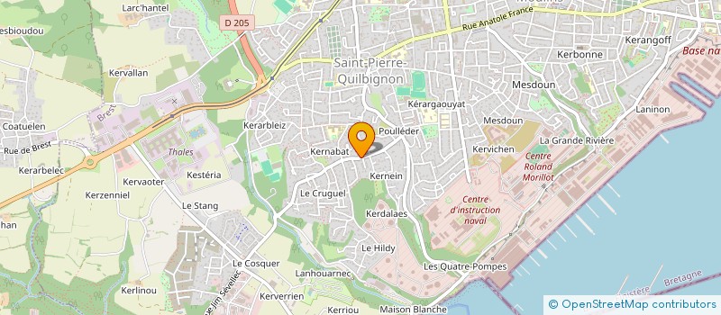 localisation de l'entreprise CHEMADAL  BREST