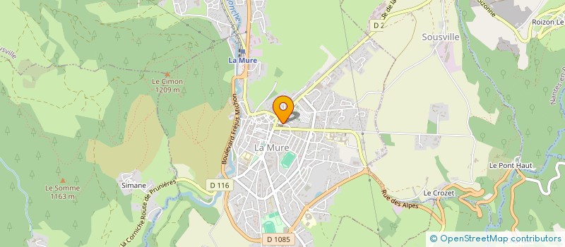 localisation de l'entreprise CHEMBADALOPA  LA MURE