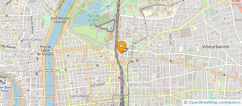 localisation de l'entreprise CHEMDATA SA à VILLEURBANNE