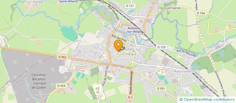 localisation de l'entreprise CHEMERAULT  AVESNES-SUR-HELPE