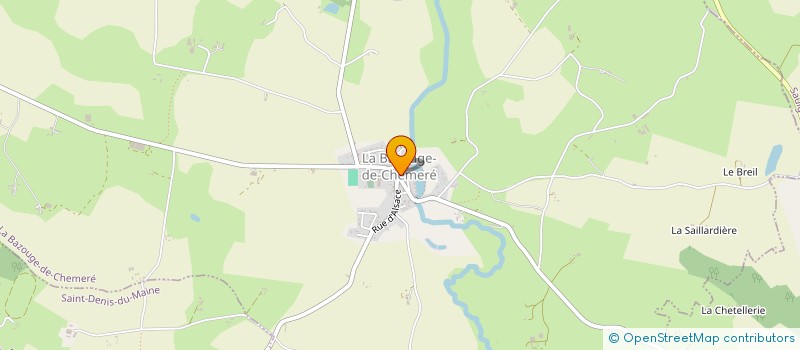 localisation de l'entreprise CHEMERE / LA BAZOUGE  LA BAZOUGE-DE-CHEMERE