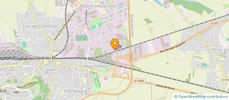 localisation de l'entreprise CHEMERY LAON à LAON