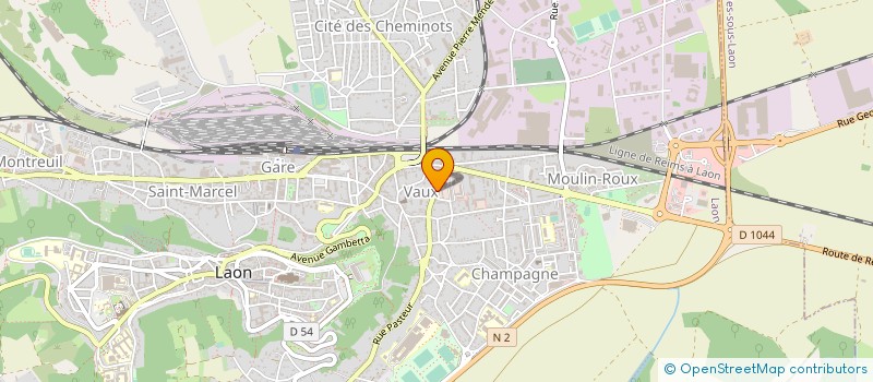 localisation de l'entreprise CHEMERY LAON ELECTRICITE à LAON
