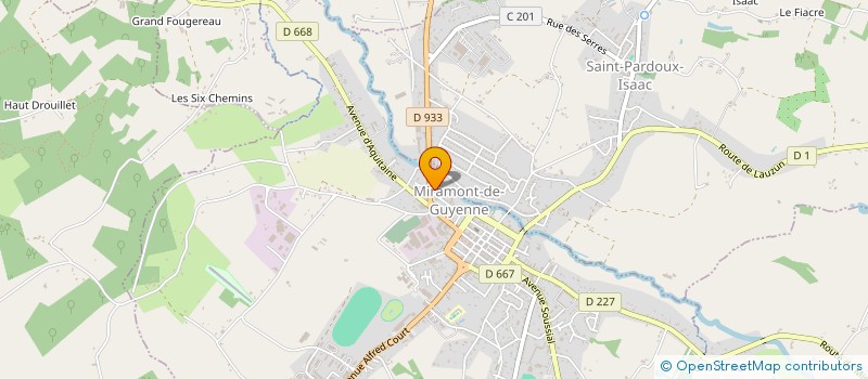 localisation de l'entreprise CHEMI-REV à MIRAMONT-DE-GUYENNE