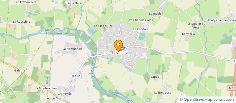 localisation de l'entreprise CHEMIN  HERIC