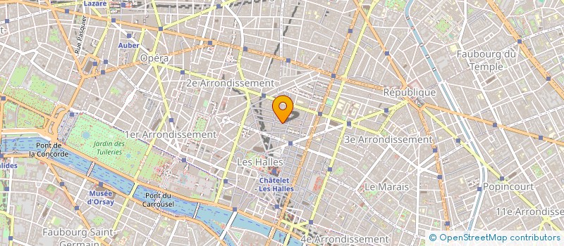 localisation de l'entreprise CHEMIN  PARIS