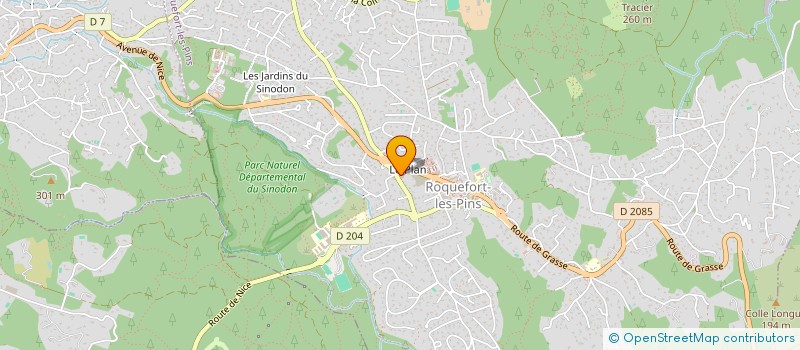 localisation de l'entreprise CHEMIN BASSE FERME à ROQUEFORT-LES-PINS