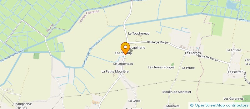 localisation de l'entreprise CHEMIN CHARLES à TONNAY-CHARENTE