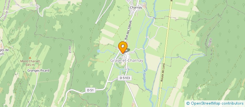 localisation de l'entreprise CHEMIN CLUNISIEN FRANCHE-COMTE BOURGOGNE  GIGNY