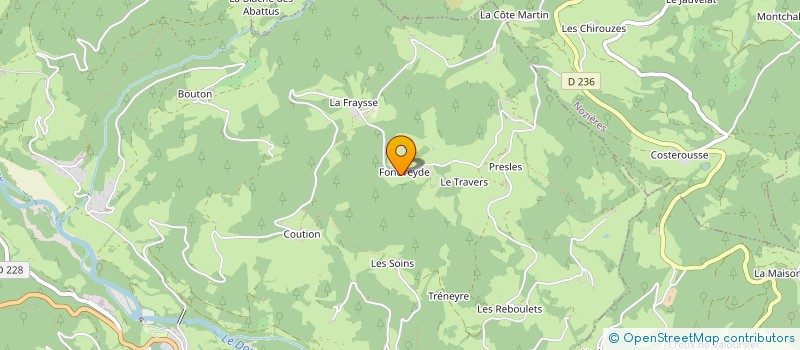localisation de l'entreprise CHEMIN D'ART CREATIF à DESAIGNES