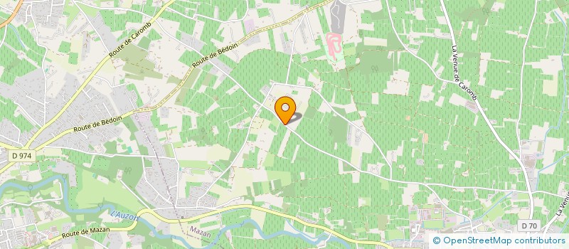 localisation de l'entreprise CHEMIN D AUBIGNAN  MAZAN