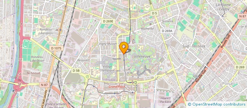 localisation de l'entreprise CHEMIN D'ESPERANCE 38  GRENOBLE