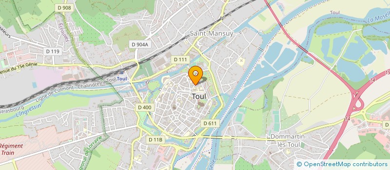 localisation de l'entreprise CHEMIN D IMAGES  TOUL