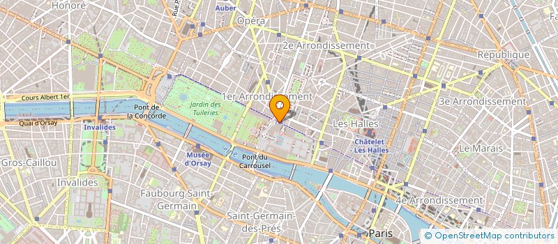 localisation de l'entreprise CHEMIN DE FER COMMUNICATION  PARIS