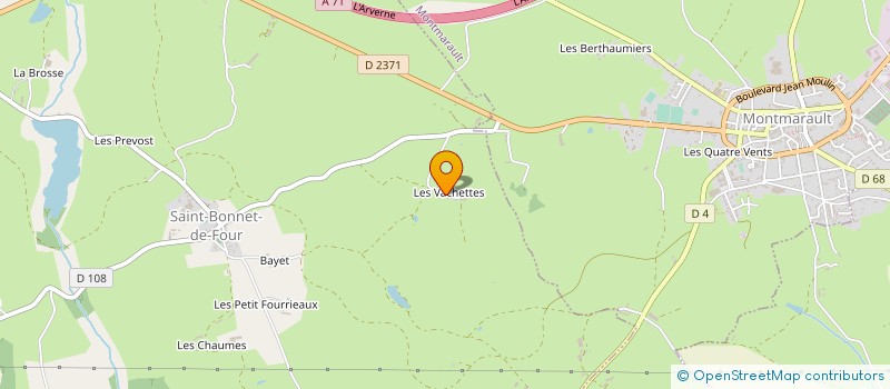 localisation de l'entreprise CHEMIN DE FER DE L'ALLIER à SAINT-BONNET-DE-FOUR
