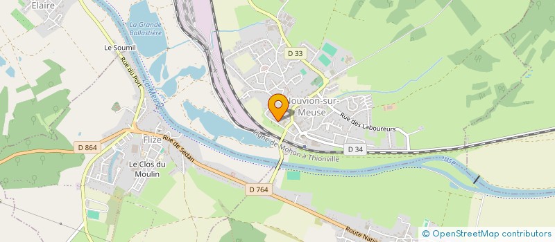 localisation de l'entreprise CHEMIN DE FER MINIATURE NOUVIONNAIS  NOUVION-SUR-MEUSE