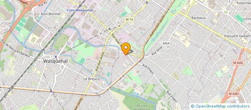 localisation de l'entreprise CHEMIN DE HALAGE à CROIX