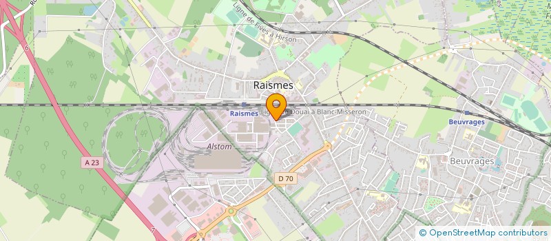 localisation de l'entreprise CHEMIN DE L ESPERANCE  RAISMES