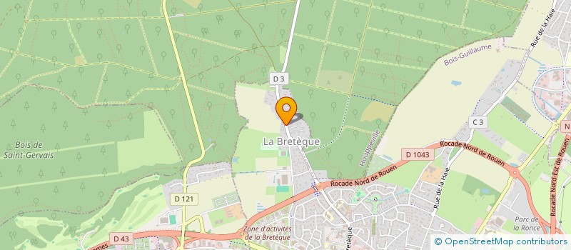 localisation de l'entreprise CHEMIN DE LA BRETEQUE à BOIS-GUILLAUME