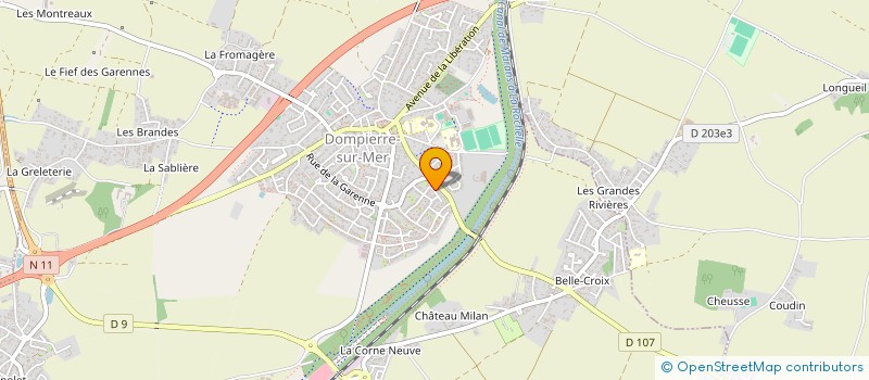 localisation de l'entreprise CHEMIN DE LA MISSION  ARS-EN-RE