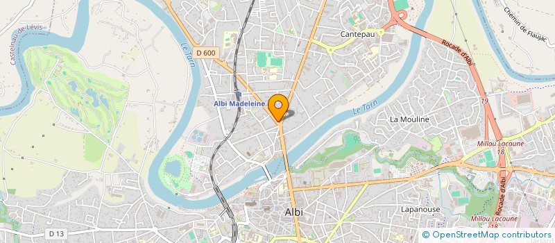 localisation de l'entreprise CHEMIN DE LA PATTE D'OIE à ALBI