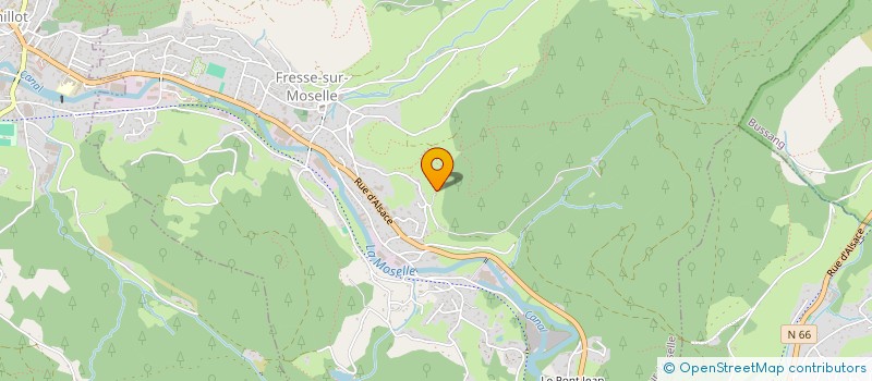 localisation de l'entreprise CHEMIN DE LA PEPINIERE  FRESSE-SUR-MOSELLE