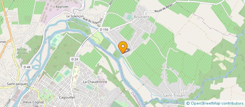 localisation de l'entreprise CHEMIN DE LA RIVIERE à BOUTIERS-SAINT-TROJAN