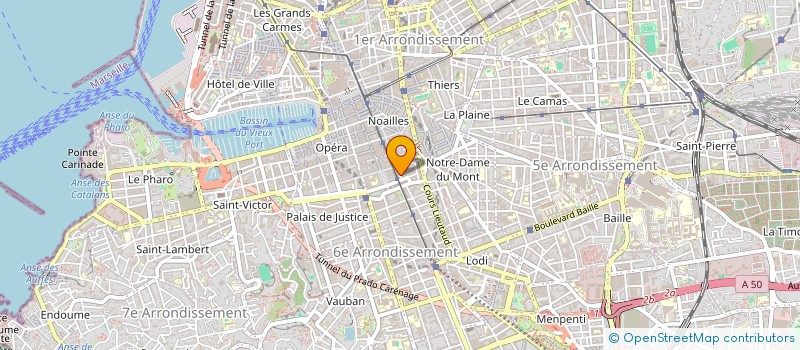 localisation de l'entreprise CHEMIN DE LA ROSE  MARSEILLE